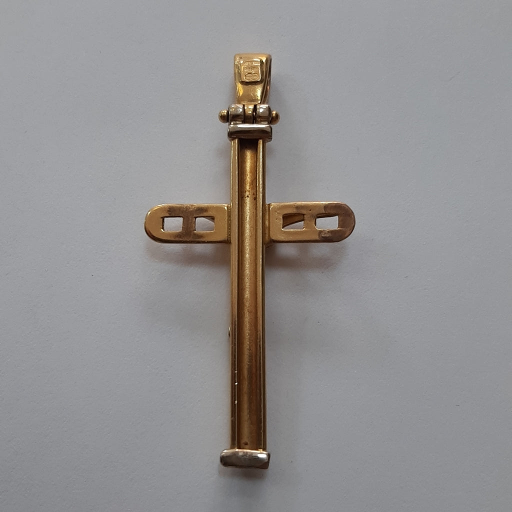 CRUZ, DIJE ORO 18 K 5.2 GRMS (SEMINUEVO)