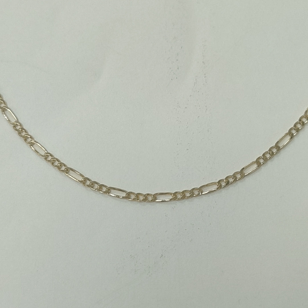 CADENAS TEJIDO 3X1 ORO 14K 55 CM 2.4 GR (NUEVO)