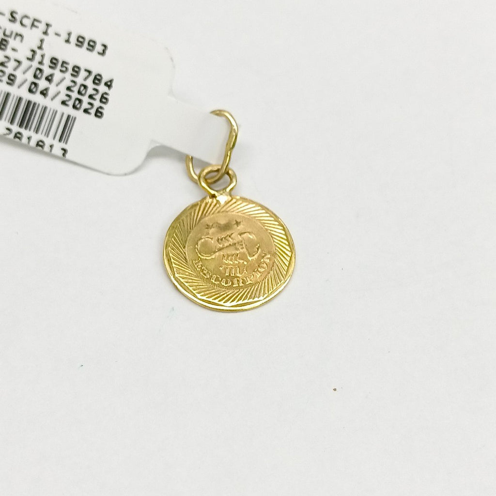 MEDALLA PERSONAL ORO 14 K 1,20 GRMS (SEMINUEVO)