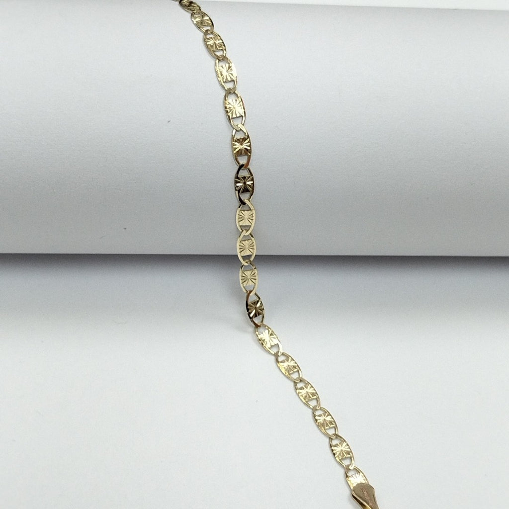 PULSERAS GUCHI ORO 14K 18 CM 2.9 GR (NUEVO)