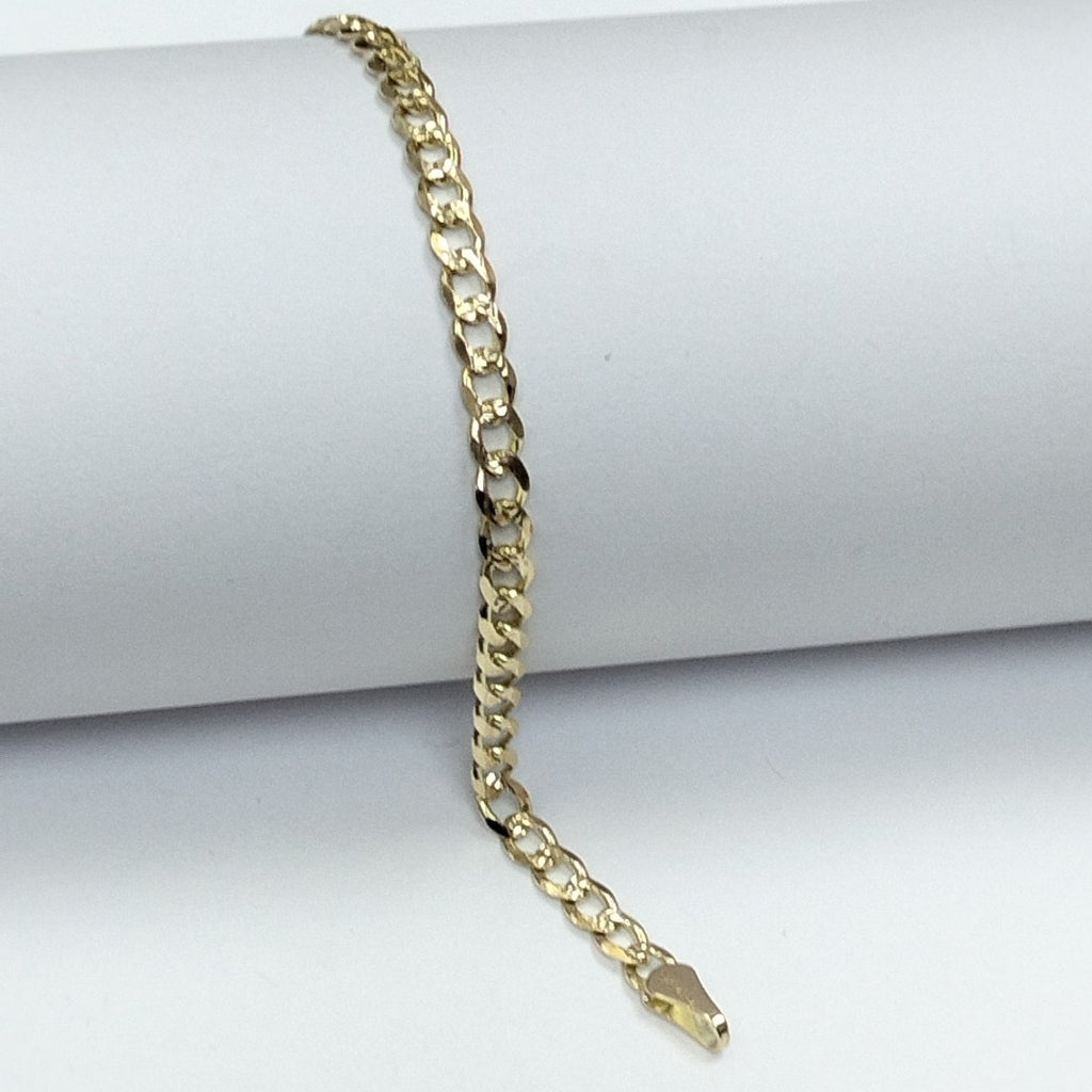PULSERAS BARBADA ORO 14K 18 CM 4.5 GR (NUEVO)