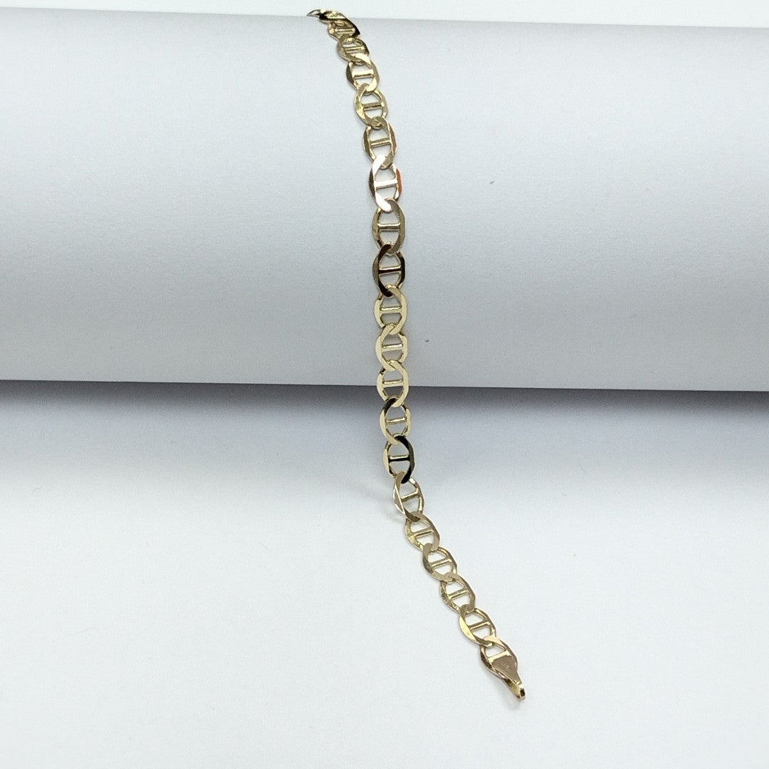 PULSERAS TEJIDO MARINERA ORO 14K 18 CM 2.9 GR (NUEVO)