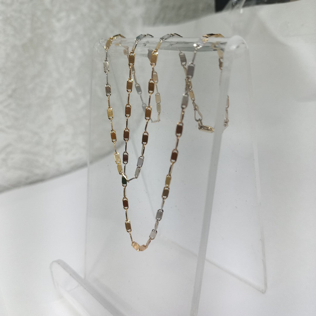 CADENA ORO COMBINADO 14 K 3,80 GRMS (SEMINUEVO)