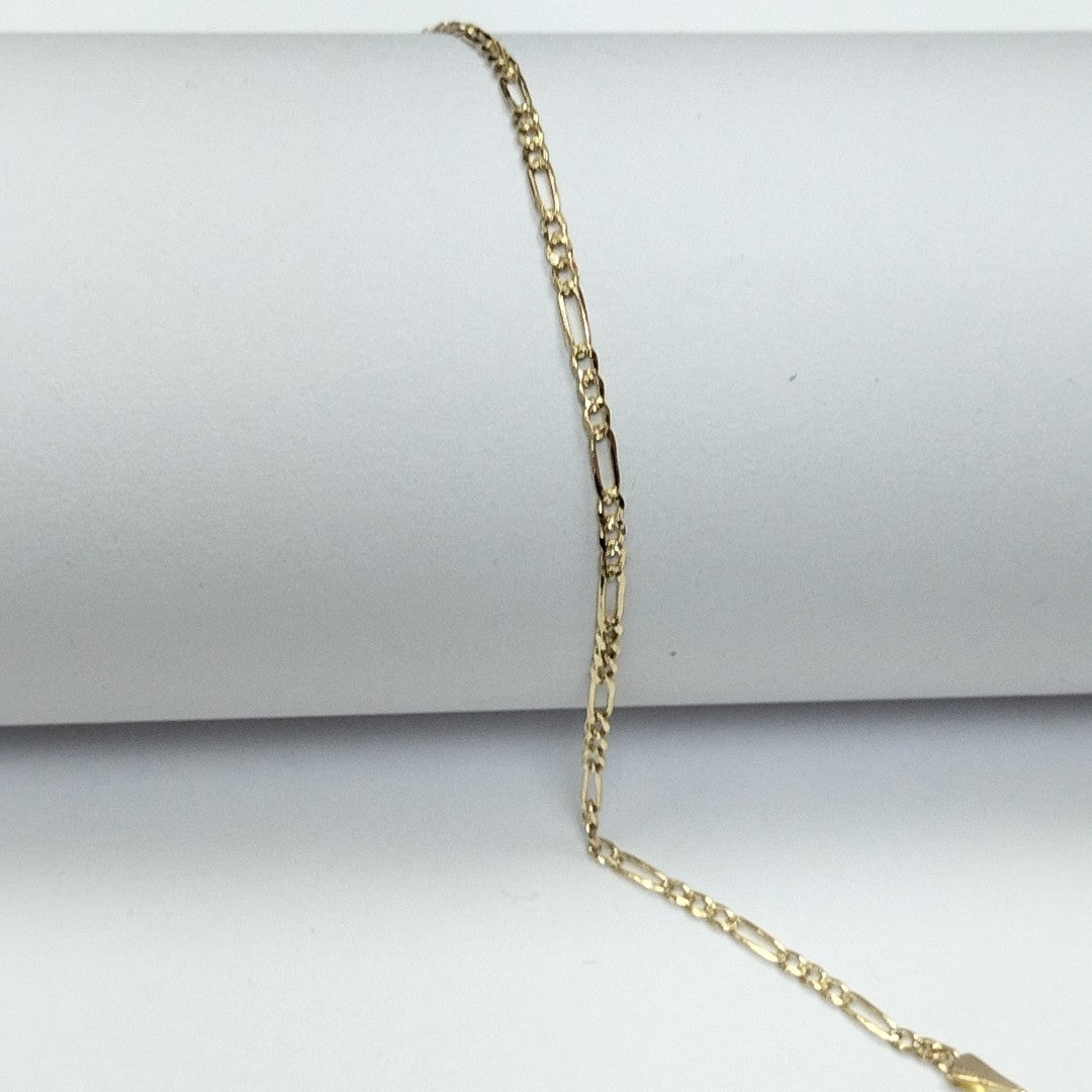 PULSERAS TEJIDO 3X1 ORO 14K 21 CM 1.7 GR (NUEVO)