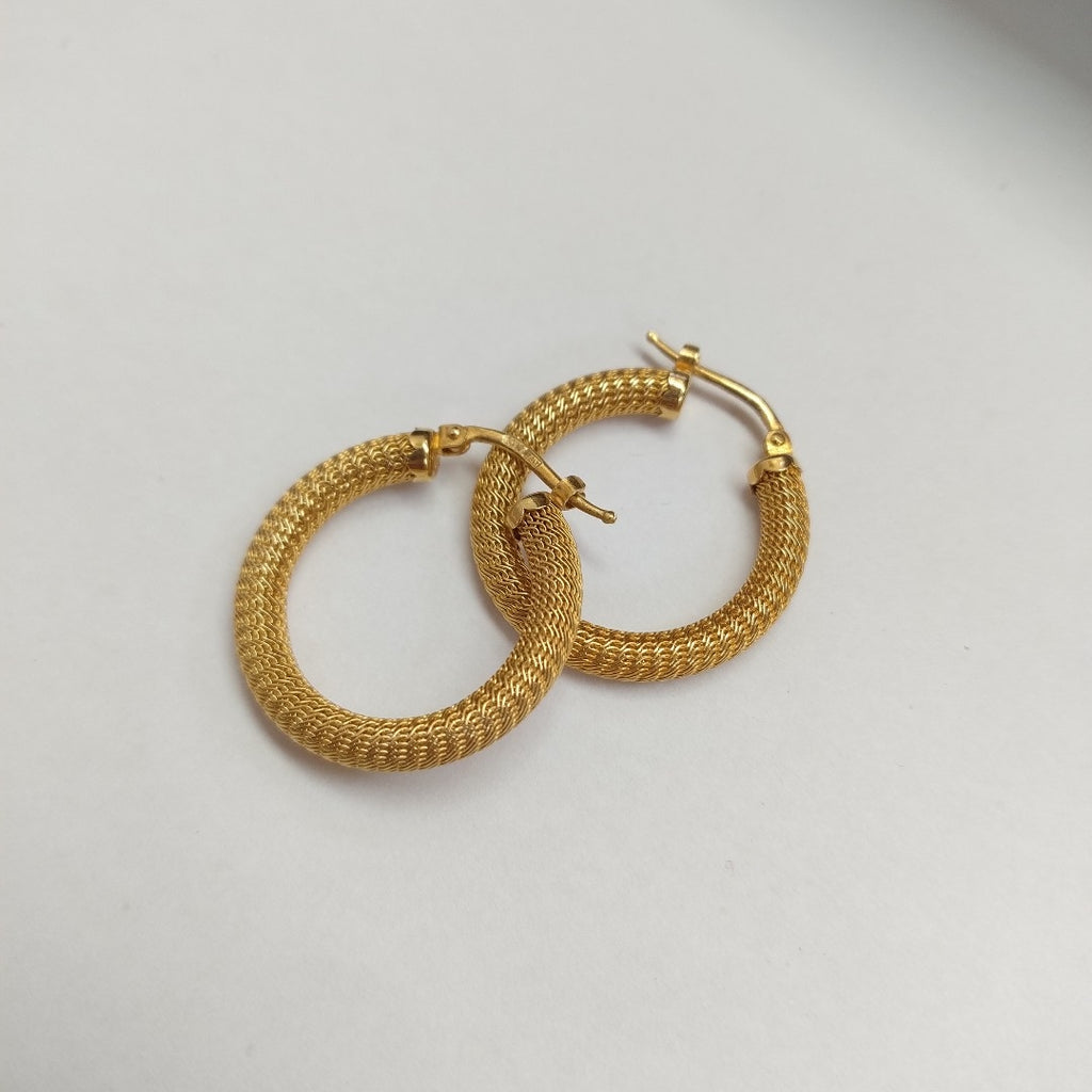 ARRACADAS PAR ORO 14 K 4,90 GRMS (SEMINUEVO)