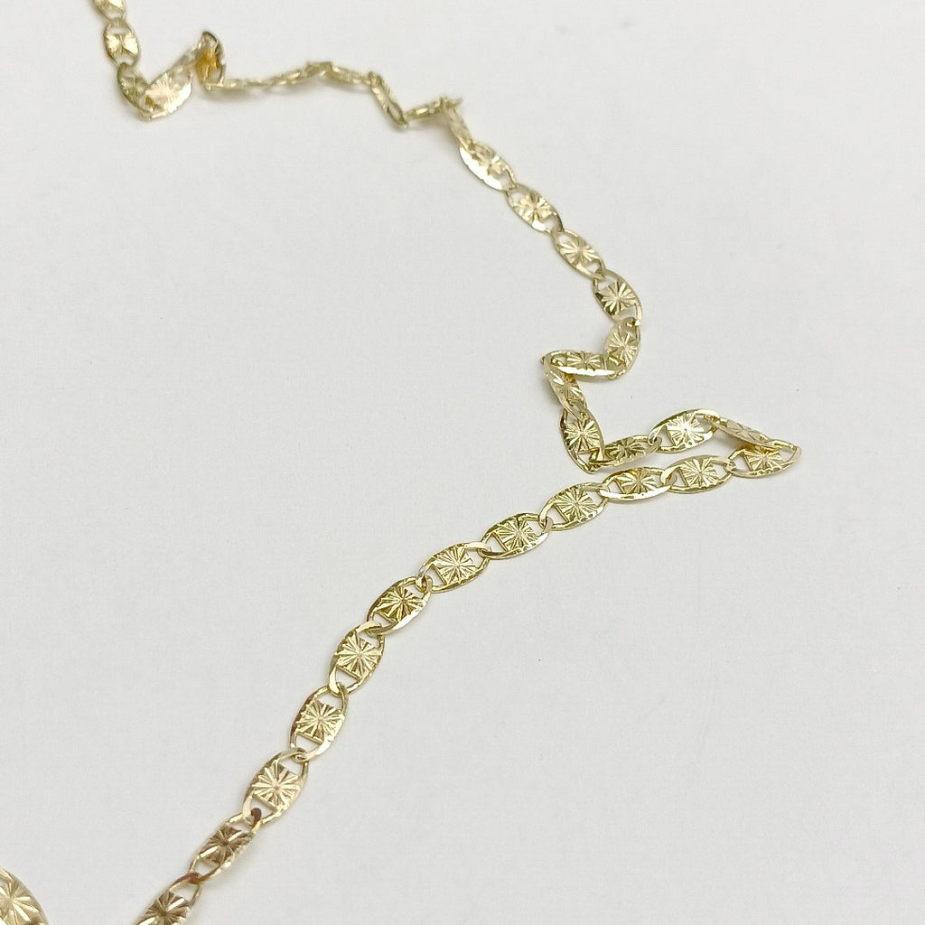 CADENAS TEJIDO GUCHI ORO 14K 55 CM 7.1 GR (NUEVO)