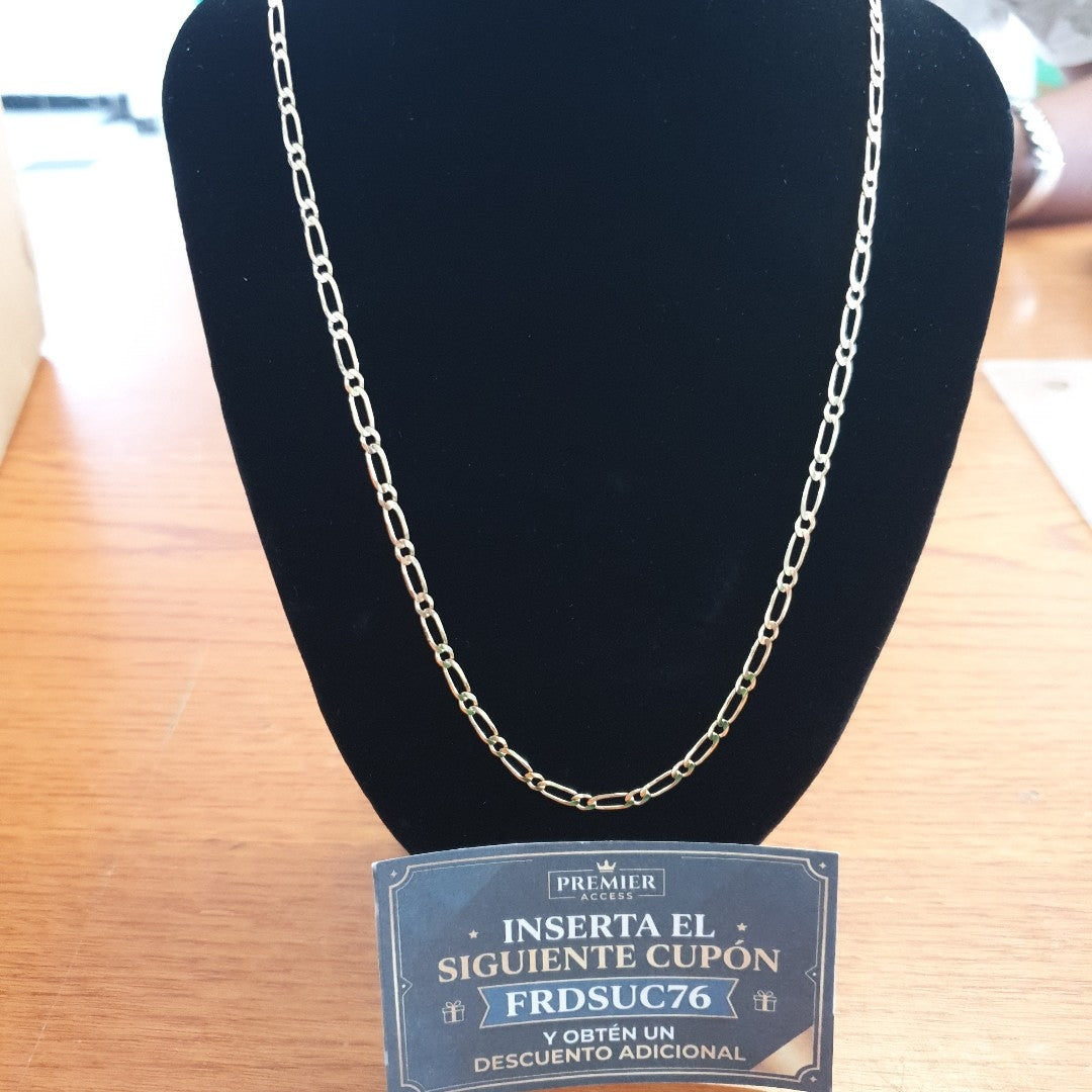 CADENAS 1X1 ORO 14K 55 CM 7.4 GR (NUEVO)