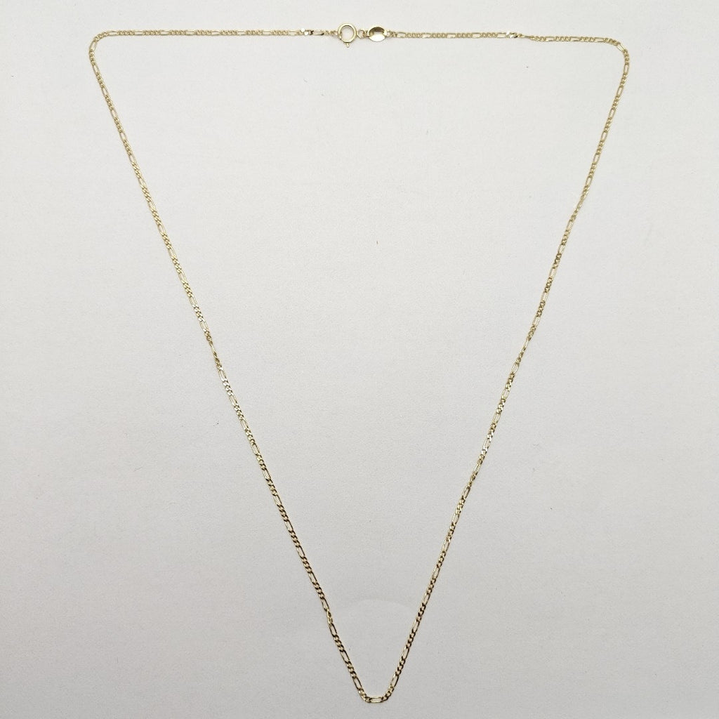 CADENAS TEJIDO 3X1 ORO 14K 55 CM 2.4 GR (NUEVO)
