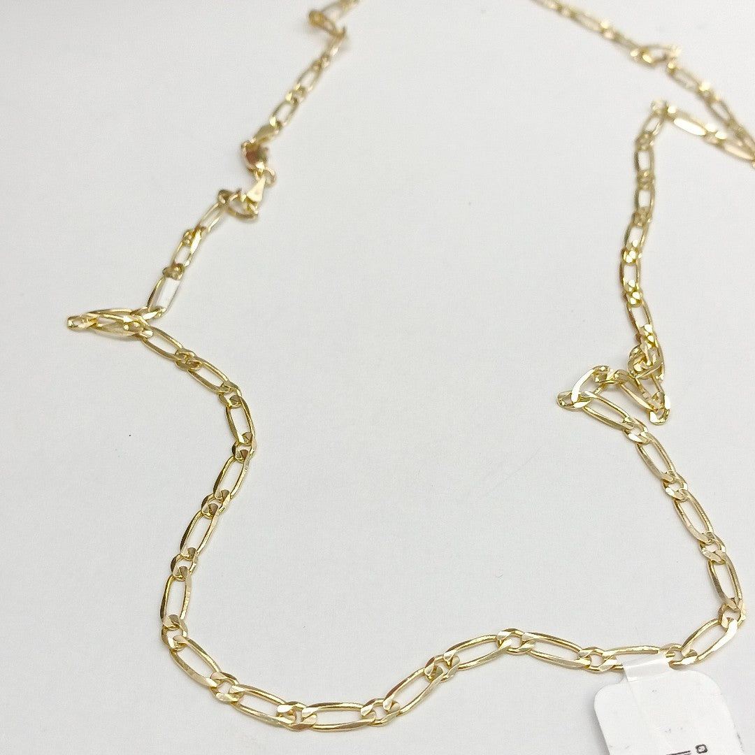 CADENAS 1X1 ORO 14K 55 CM 7.4 GR (NUEVO)