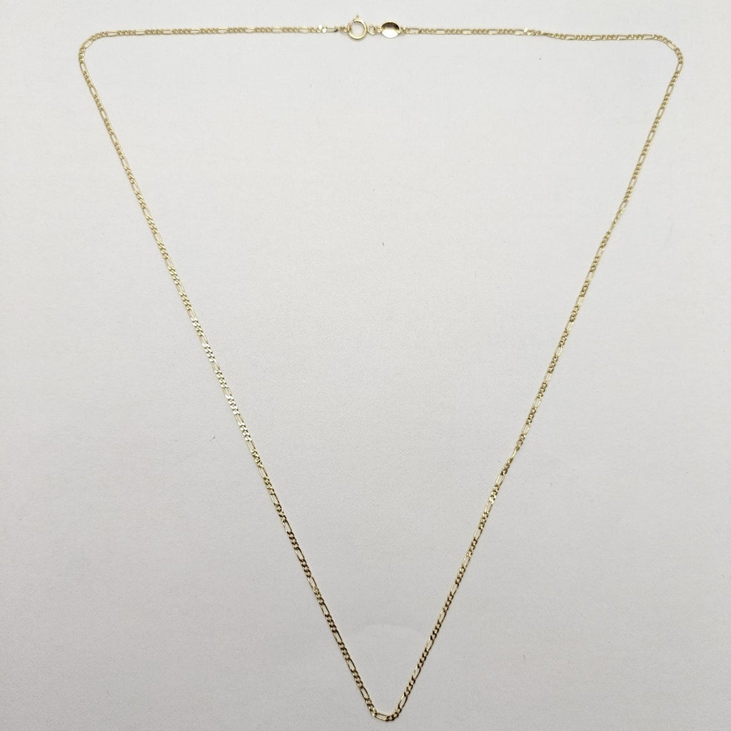 CADENAS TEJIDO 3X1 ORO 14K 55 CM 2.4 GR (NUEVO)