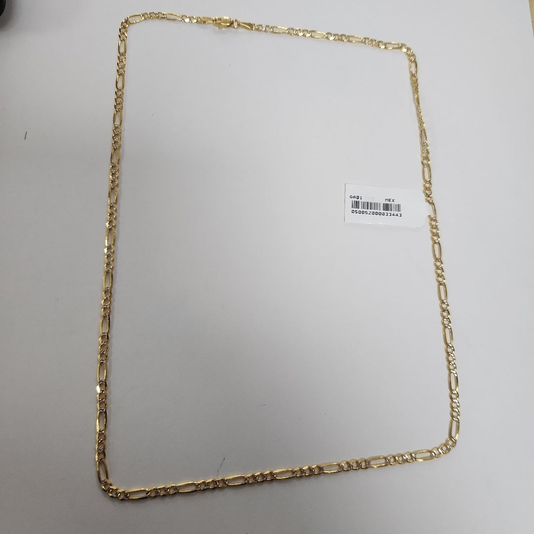 CADENAS 3X1 DIAMANTADA ORO 14K 55 CM 8.4 GR (NUEVO)