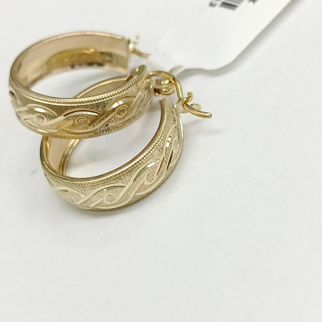 ARETES ARRACADAS ORO 10K 2.7 GR (NUEVO)