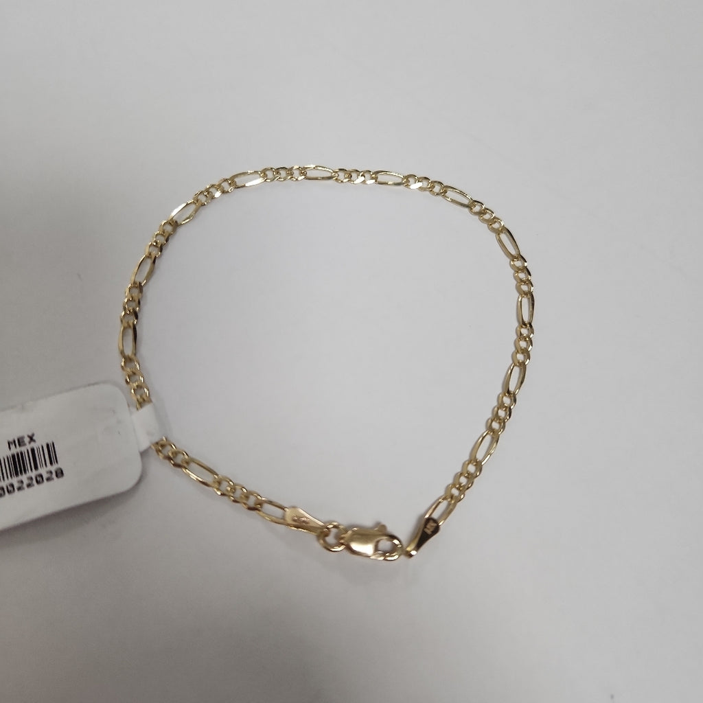 PULSERAS TEJIDO 3X1 ORO 14K 18 CM 1.9 GR (NUEVO)