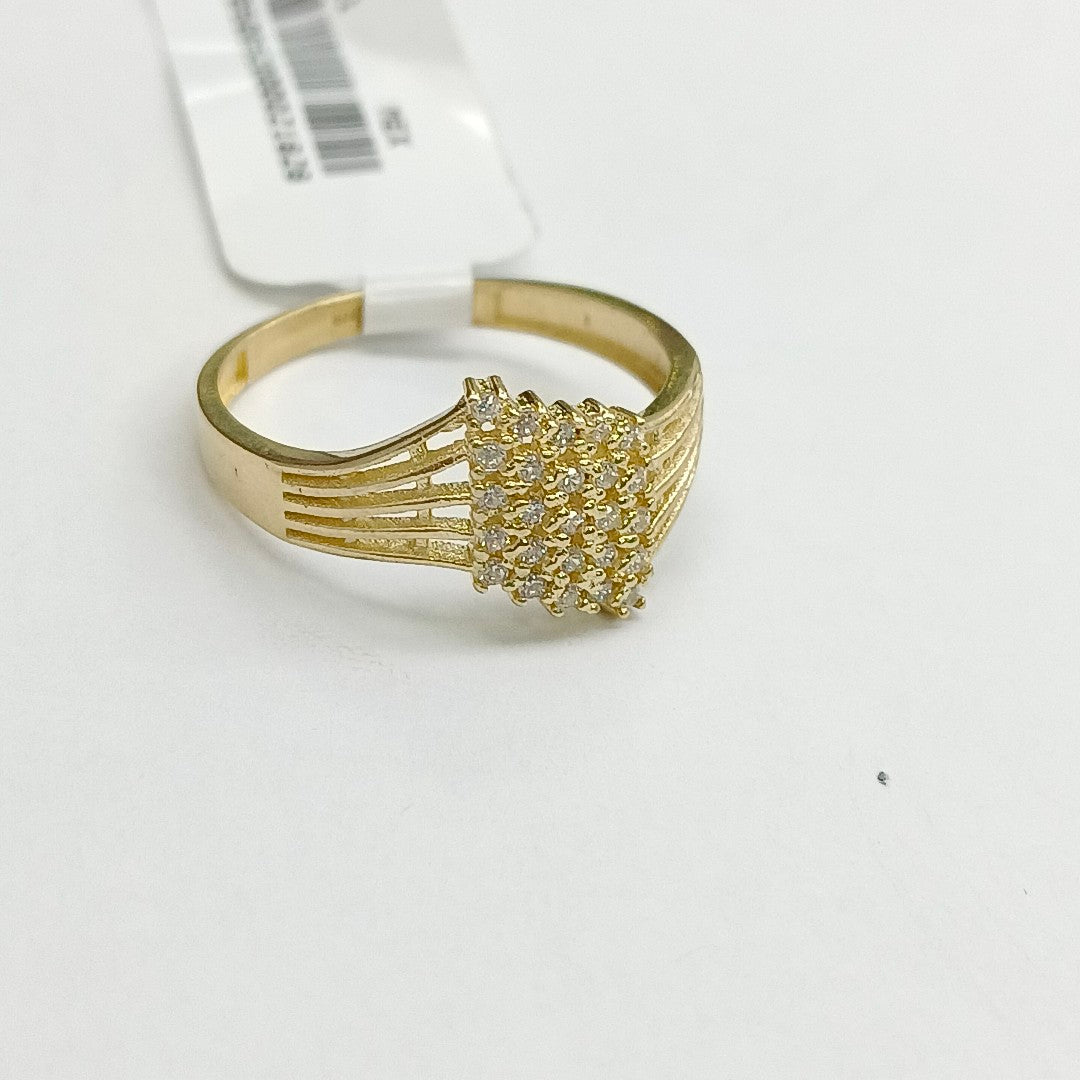 ANILLOS C/CIRCONIA ORO 10K TALLA 9 2.4 GR (NUEVO)