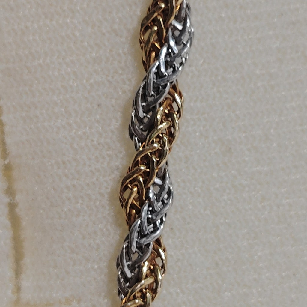 GARGANTILLA ORO COMBINADO 14 K 3,50 GRMS (SEMINUEVO)