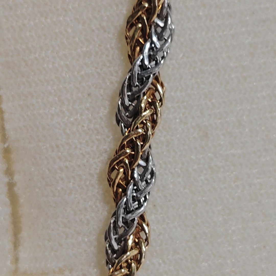 GARGANTILLA ORO COMBINADO 14 K 3,50 GRMS (SEMINUEVO)