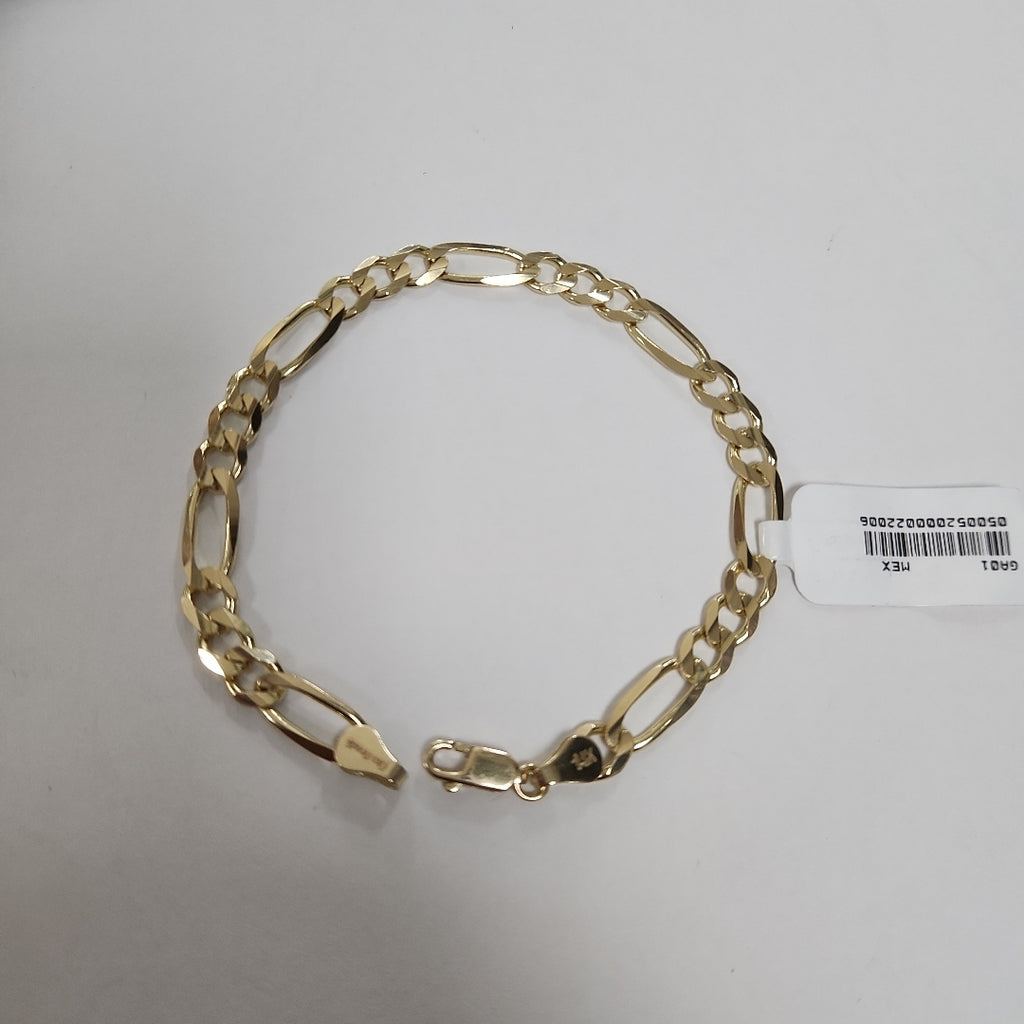 PULSERAS TEJIDO 3X1 ORO 14K 21 CM 9.9 GR (NUEVO)