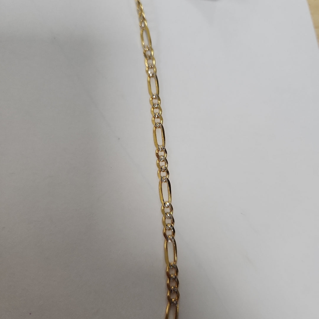 CADENAS 3X1 DIAMANTADA ORO 14K 55 CM 8.5 GR (NUEVO)
