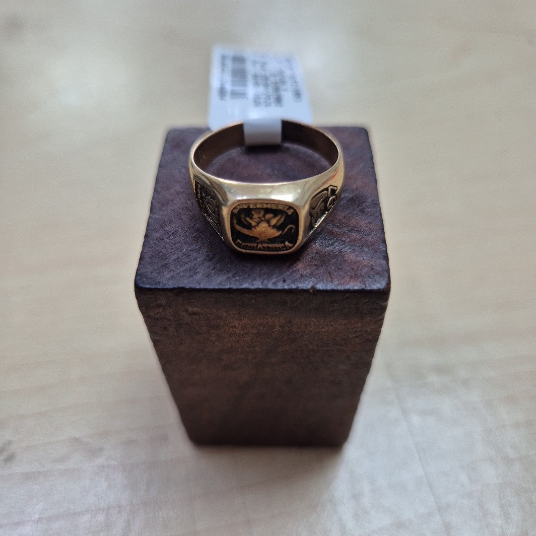 ANILLO DE GRADUACIÓN ORO 14 K 4,80 GRMS (SEMINUEVO)