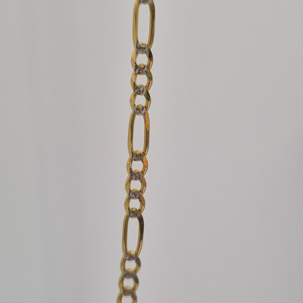 CADENAS 3X1 DIAMANTADA ORO 14K 55 CM 8.5 GR (NUEVO)
