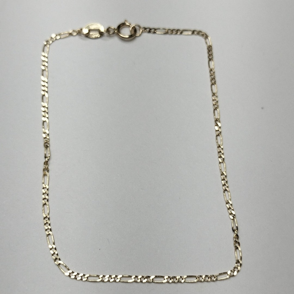 PULSERAS TEJIDO 3X1 ORO 14K 21 CM 1 GR (NUEVO)