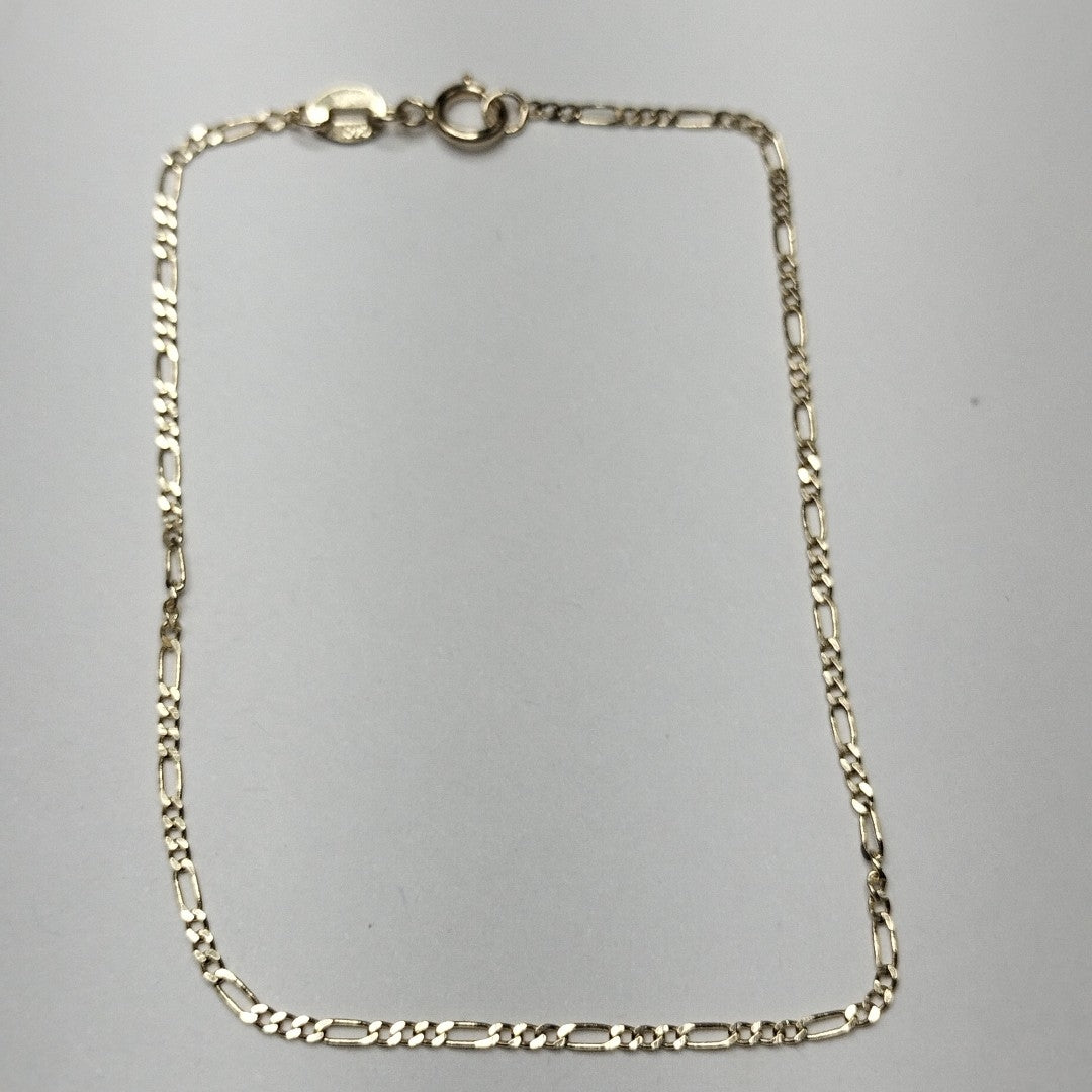 PULSERAS TEJIDO 3X1 ORO 14K 21 CM 1 GR (NUEVO)