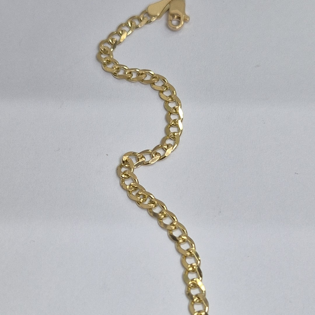 PULSERAS BARBADA ORO 14K 18 CM 4.7 GR (NUEVO)