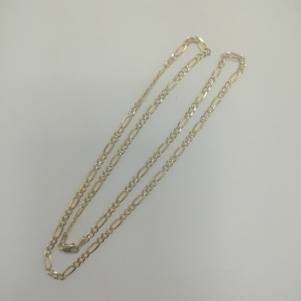 CADENAS 3X1 DIAMANTADA ORO 14K 55 CM 8.4 GR (NUEVO)
