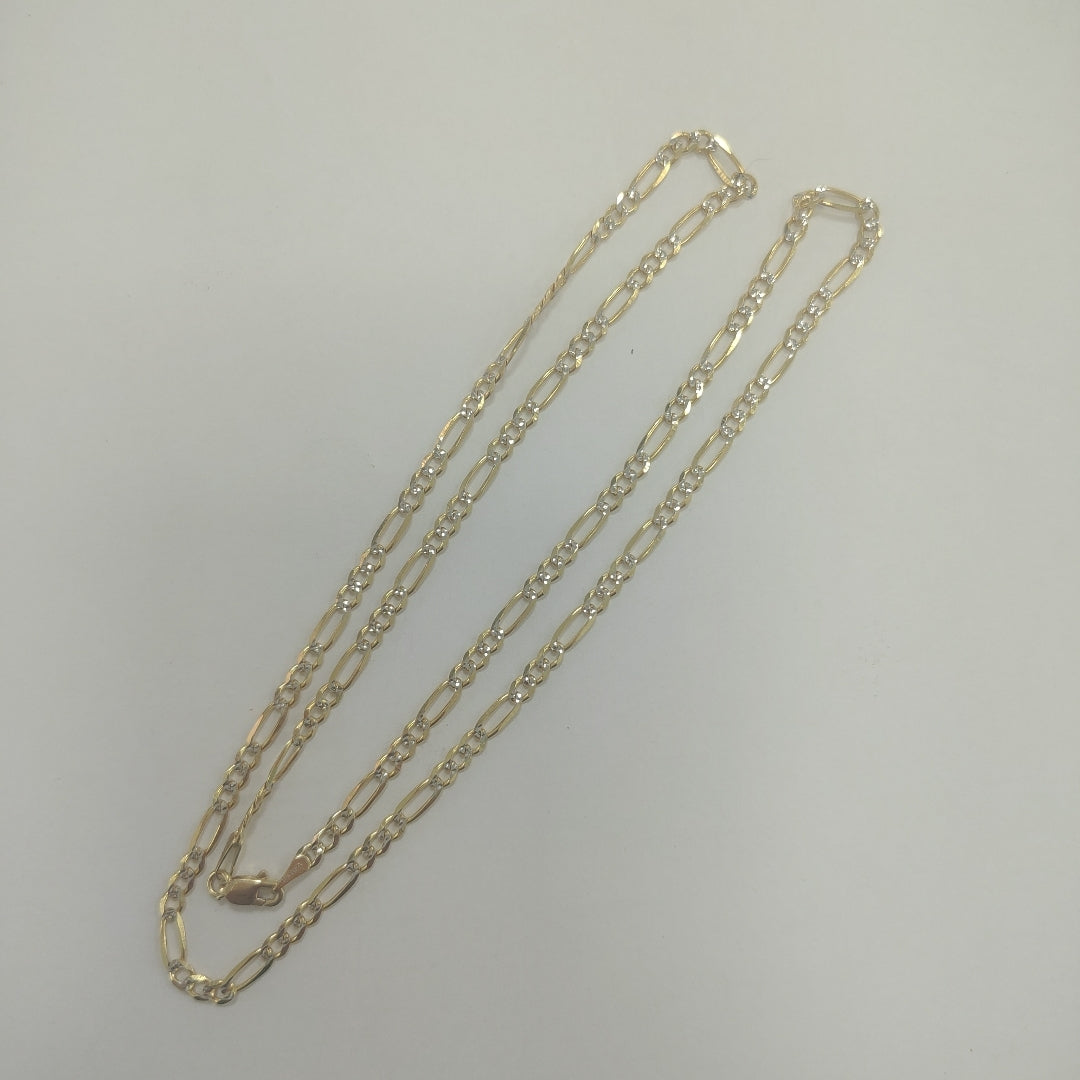 CADENAS 3X1 DIAMANTADA ORO 14K 55 CM 8.4 GR (NUEVO)