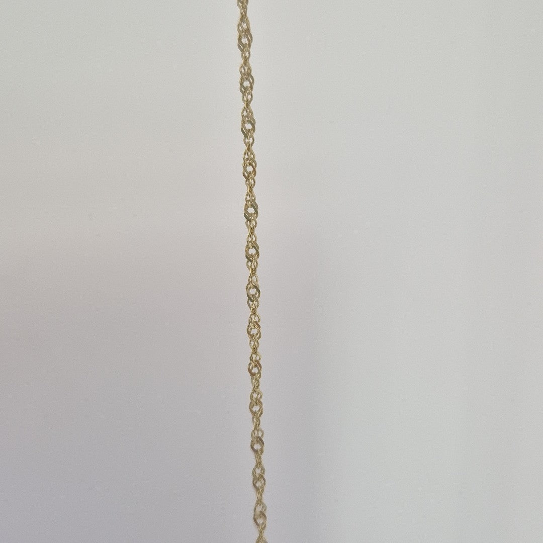 PULSERAS TEJIDO MEDIO TZL ORO 14K 18 CM 1.3 GR (NUEVO)
