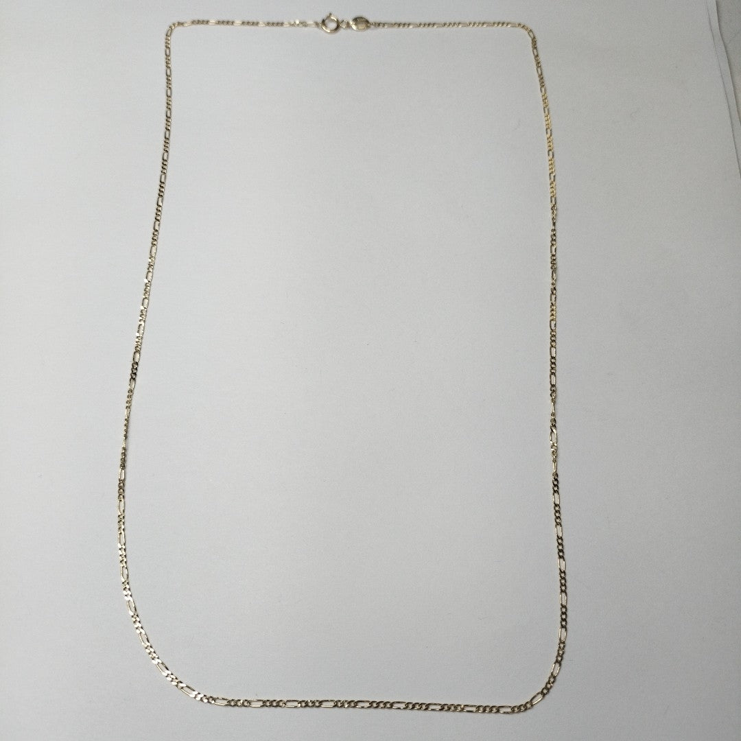 CADENAS TEJIDO 3X1 ORO 14K 55 CM 2.4 GR (NUEVO)