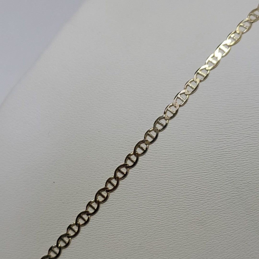 CADENAS TEJIDO GUCHI ORO 10K 60 CM 5.1 GR (NUEVO)