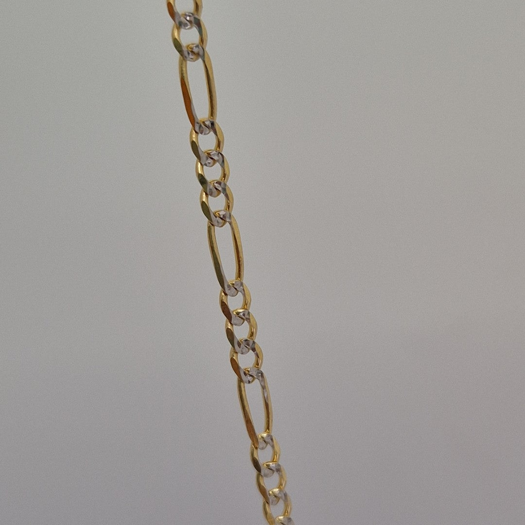 CADENAS TEJIDO 3X1 ORO 14K 55 CM 4.9 GR (NUEVO)