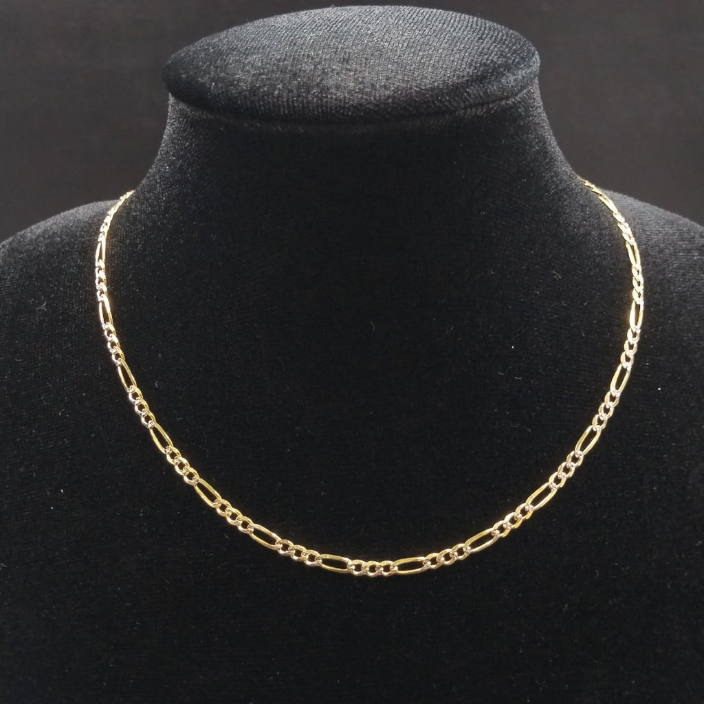 CADENAS 3X1 DIAMANTADA ORO 14K 55 CM 8.5 GR (NUEVO)