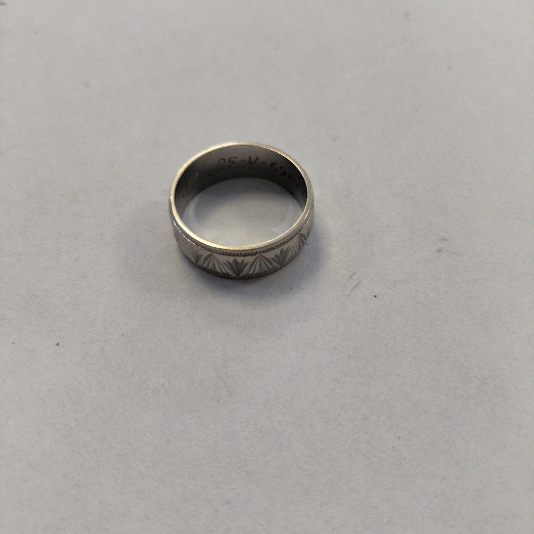 ANILLO ORO BLANCO 18 K 5,20 GRMS (SEMINUEVO)