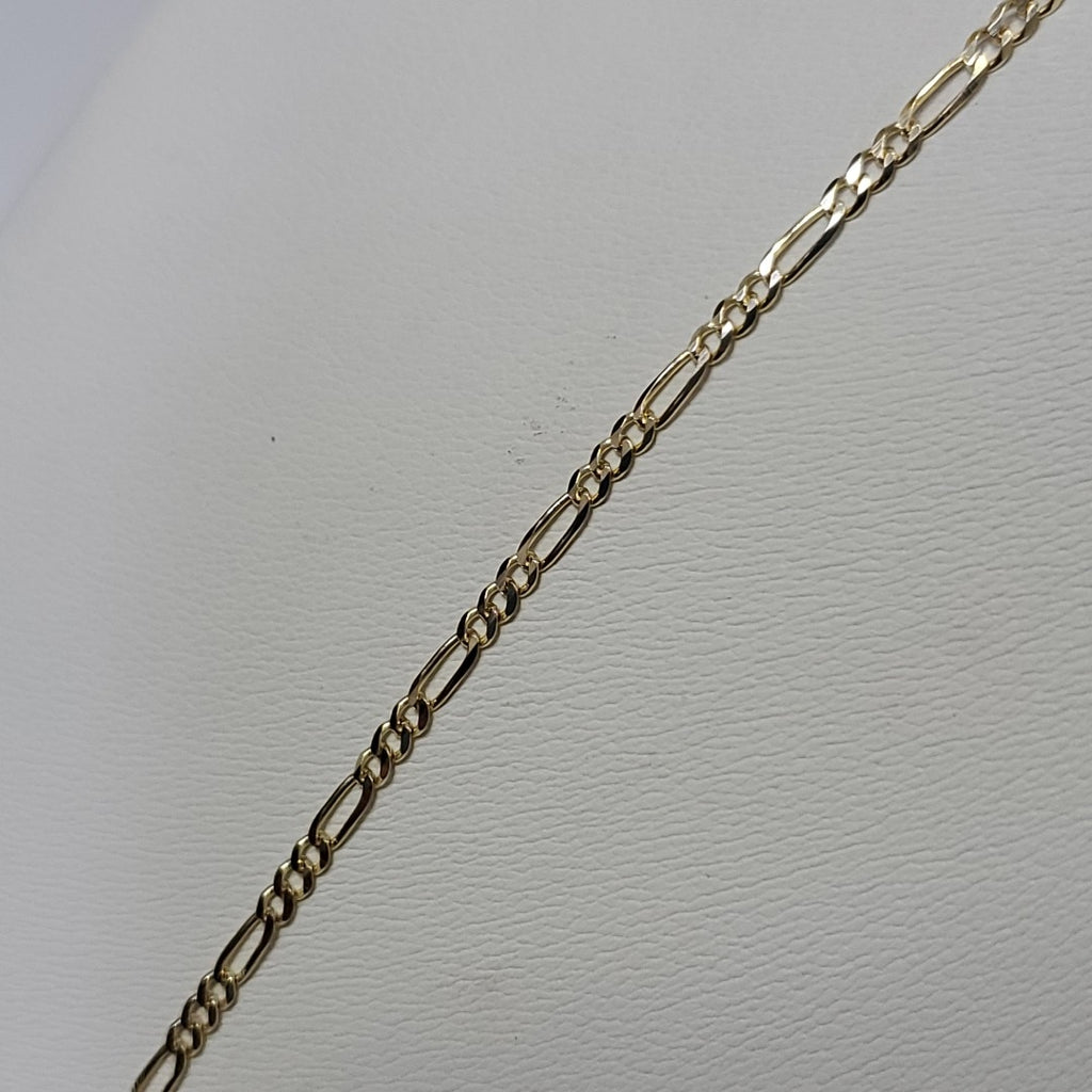 CADENAS TEJIDO 3X1 ORO 10K 55 CM 3.2 GR (NUEVO)
