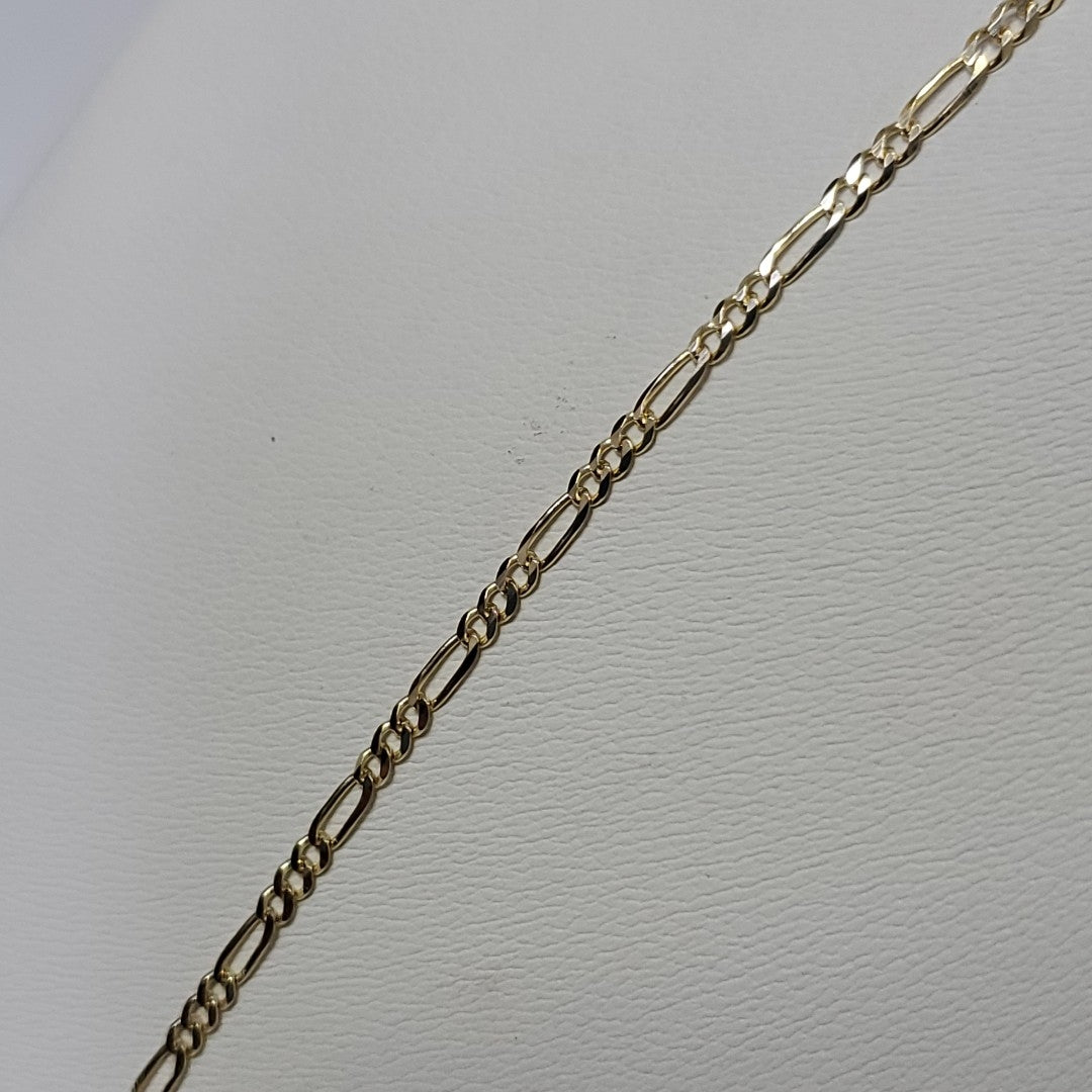 CADENAS TEJIDO 3X1 ORO 10K 55 CM 3.2 GR (NUEVO)
