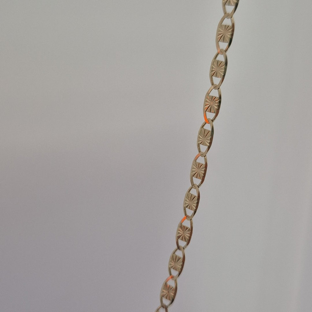 CADENAS TEJIDO GUCHI ORO 14K 55 CM 6.9 GR (NUEVO)