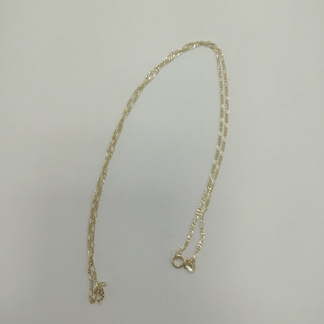 CADENAS TEJIDO 3X1 ORO 14K 55 CM 2.7 GR (NUEVO)