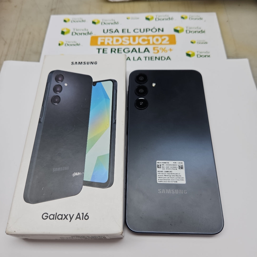 CELULAR SAMSUNG GALAXY A16 SM-A165M (2024) 128 GB 4 GB RAM (SEMINUEVO)