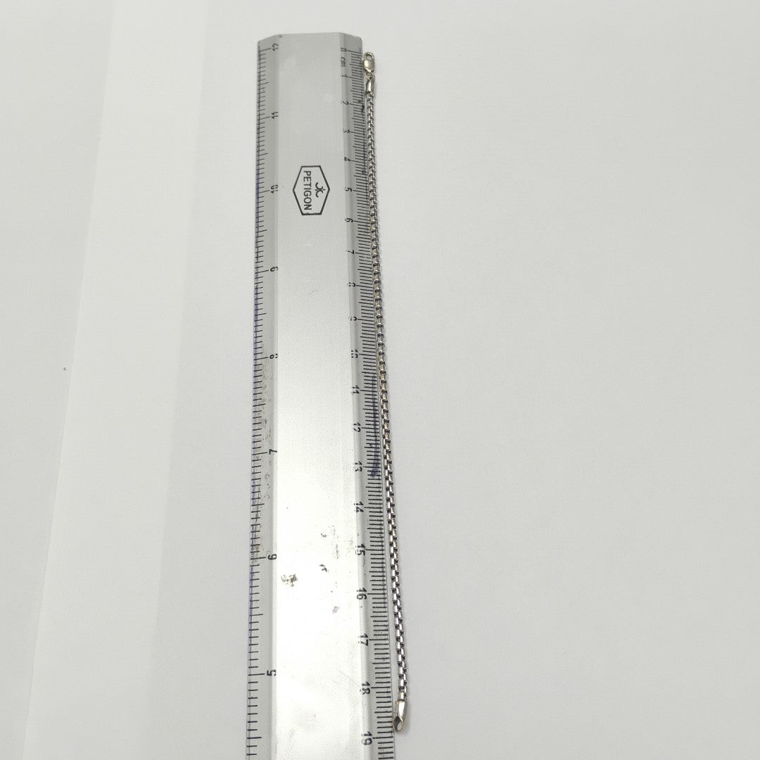 PULSERA ORO BLANCO 14 K 2.9 GRMS (SEMINUEVO)