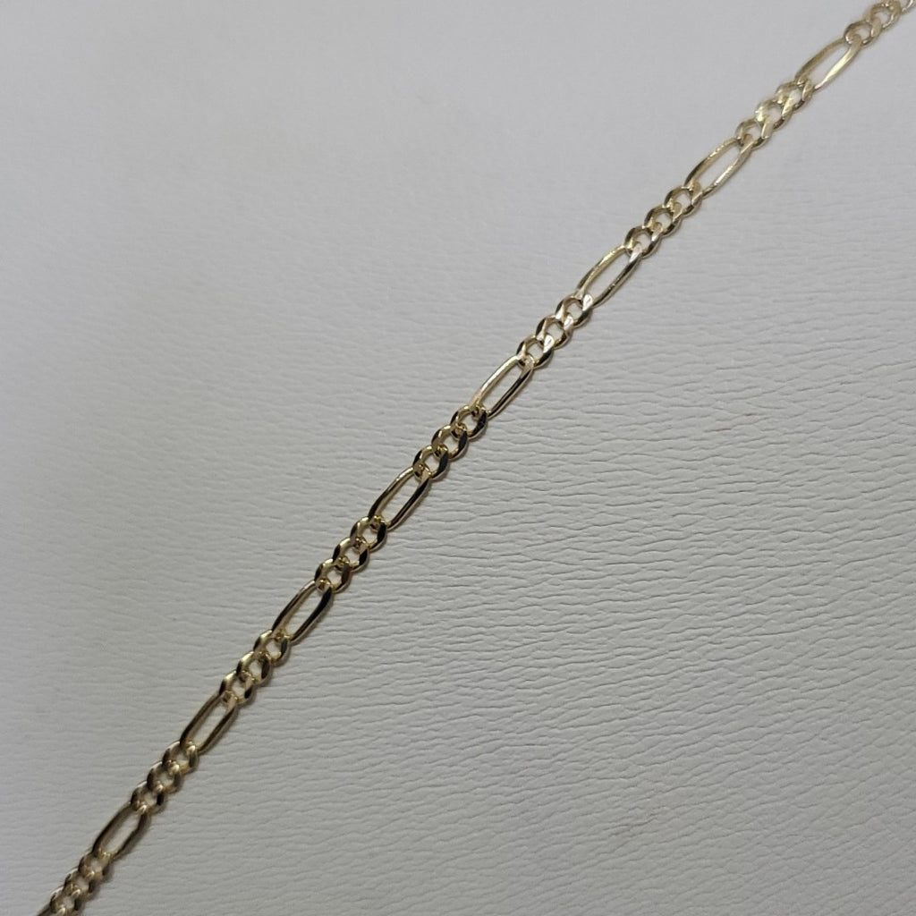 CADENAS TEJIDO 3X1 ORO 10K 55 CM 3.2 GR (NUEVO)