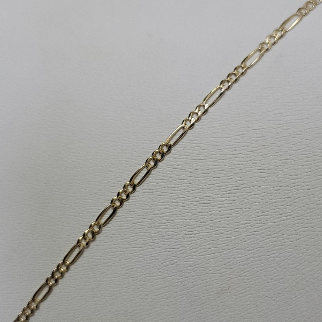 CADENAS TEJIDO 3X1 ORO 10K 55 CM 3.2 GR (NUEVO)