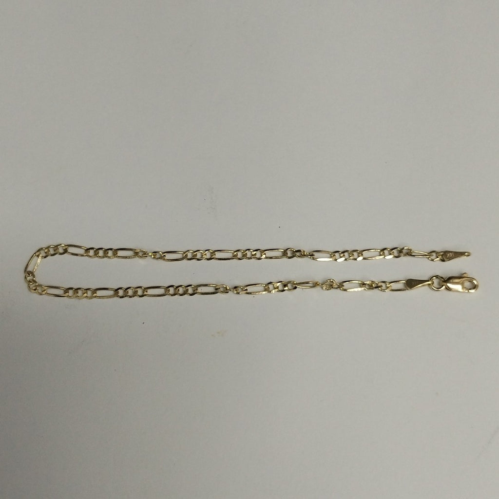 PULSERAS 3X1 ORO 14K 21 CM 2.1 GR (NUEVO)