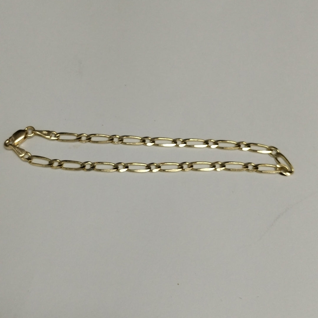 PULSERAS 1X1 ORO 14K 18 CM 2.7 GR (NUEVO)