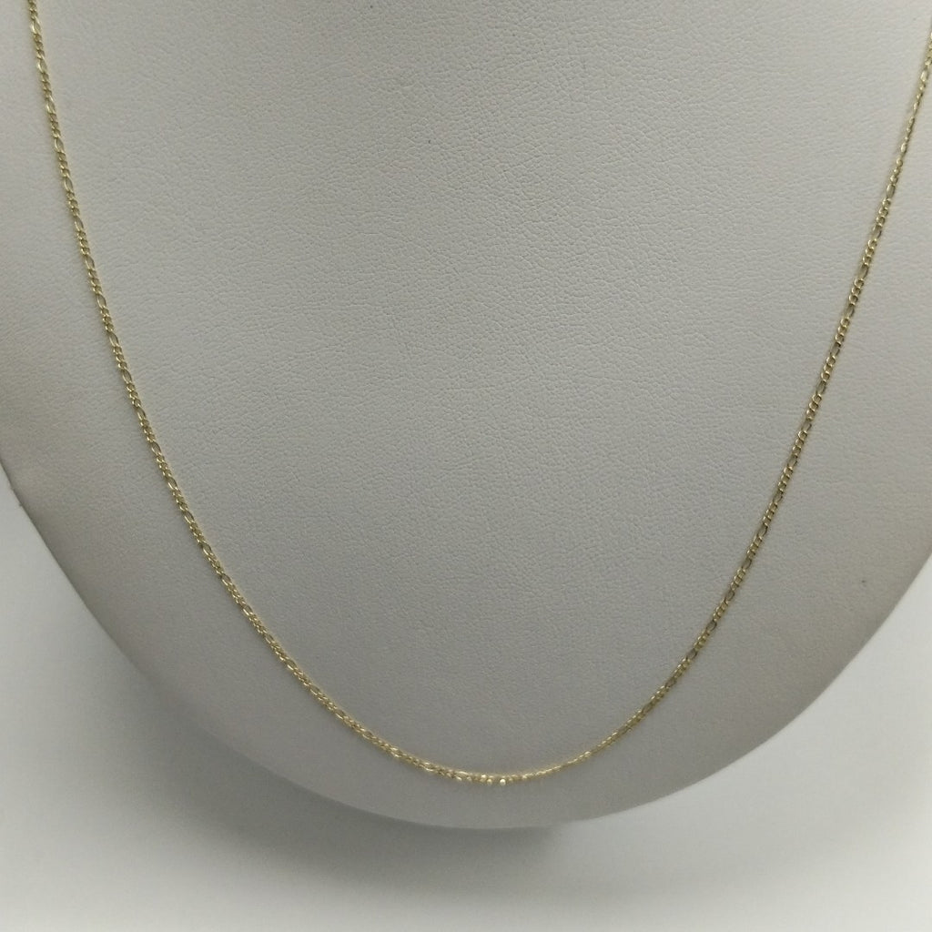 CADENAS TEJIDO 3X1 ORO 10K 60 CM 1.6 GR (NUEVO)