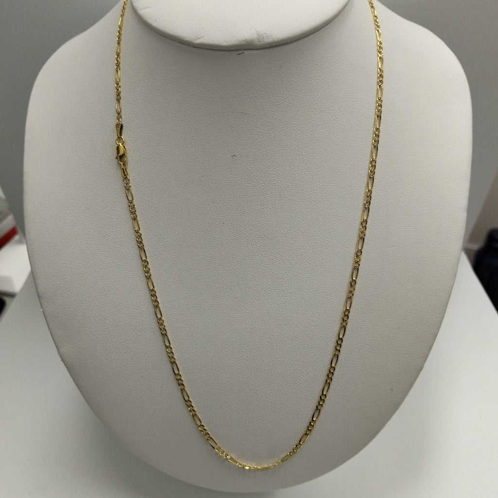 CADENAS TEJIDO 3X1 ORO 14K 55 CM 4.8 GR (NUEVO)