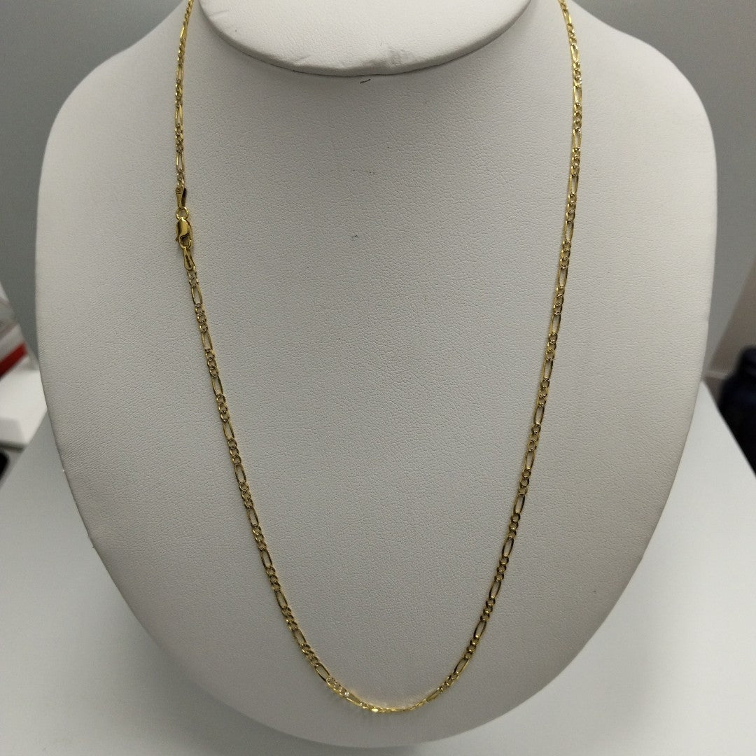 CADENAS TEJIDO 3X1 ORO 14K 55 CM 4.8 GR (NUEVO)