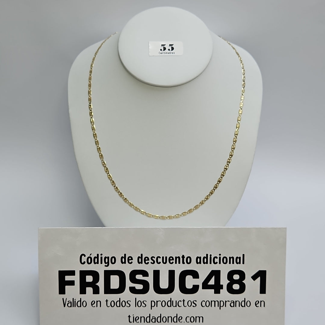 CADENAS GUCHI ORO 14K 55 CM 7.1 GR (NUEVO)
