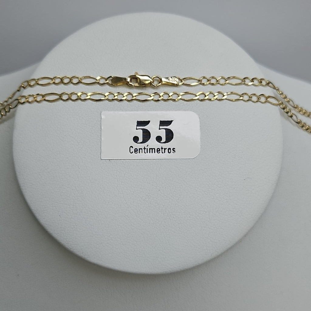 CADENAS 3X1 ORO 14K 55 CM 5.1 GR (NUEVO)